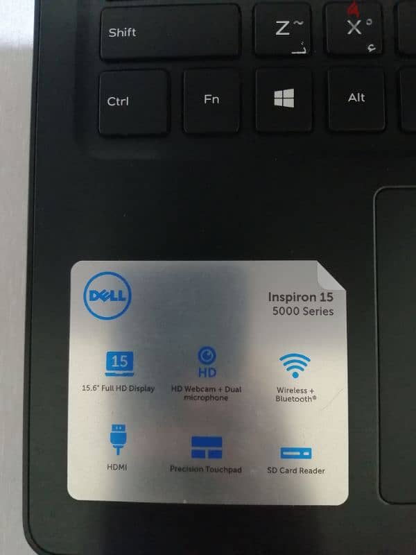 laptop dell inspiron 15-5000 series (core I7 8th genetation) 3