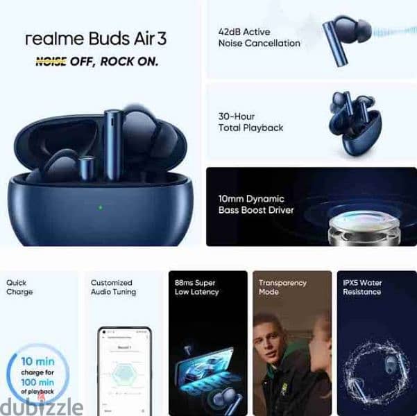 realme buds air 3 لم تستخدم نهائي 1