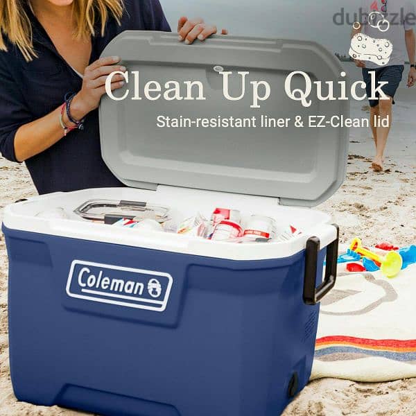 ايس بوكس كولمان 52 كوارت أمريكي Coleman 52 qt Hard Sized Cooler 2