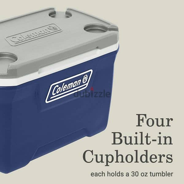 ايس بوكس كولمان 52 كوارت أمريكي Coleman 52 qt Hard Sized Cooler 5