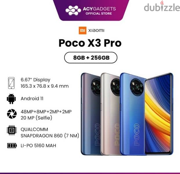 Poco x3pro مستعمل من غير فصال 2