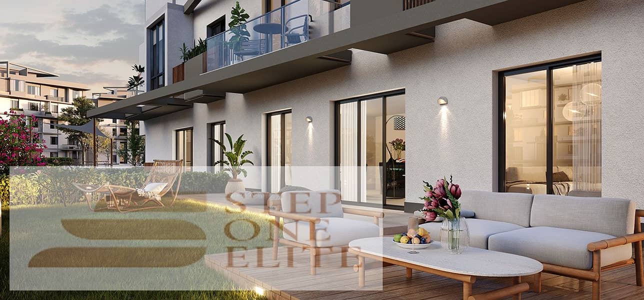 In the heart of the compound, own an apartment with a 5% down payment 0