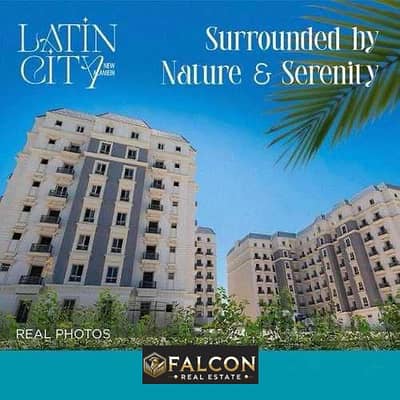 Own your apartment immediately with a view on the lagoon in the heart of New Alamein City, fully finished, with a down payment starting from 10% and p