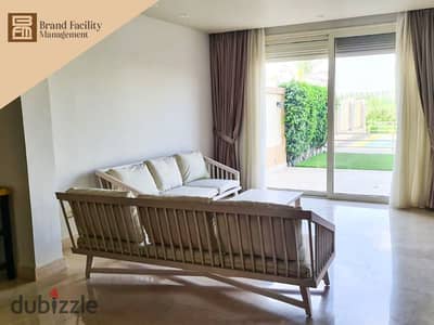 Unparalleled furnished villa with an unobstructed garden view in Shorouk City - Prime location - Fully finished to the highest standards