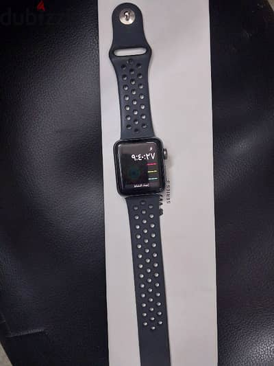 للبيعapple watch series 3بالكرتونةزيرو بطارية٩١%