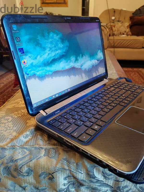 لاب توب hp pavilion dv6 بحالة ممتازة 4