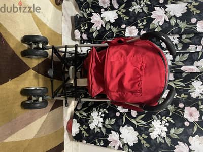 red chicco stroller