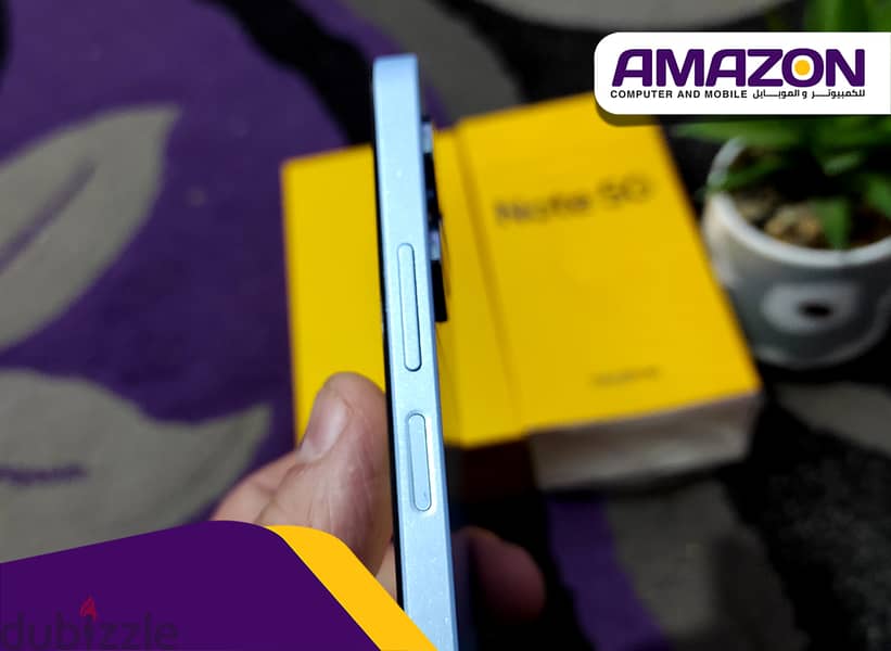 موبايل Realme Note 50 حالة كسر الزيرو بالكرتونة والشاحن الأصلي 7