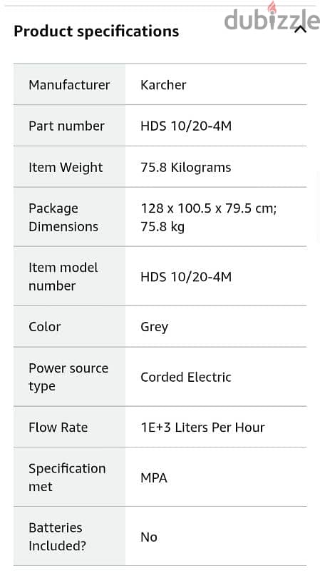 Kärcher Pressure Washer,Grey,HDS 10/20-4M 6