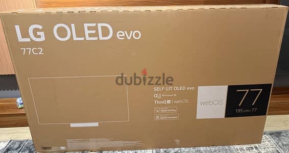 TV LG OLED EVO C2 77 inch (Brand New)