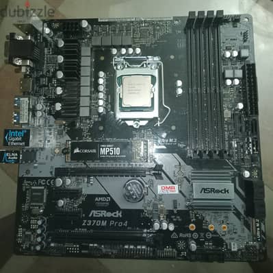 AsRock Z370 Pro4 + I5 8500 بندل