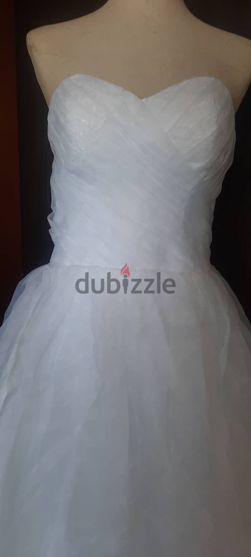 Wedding dress and veil 1