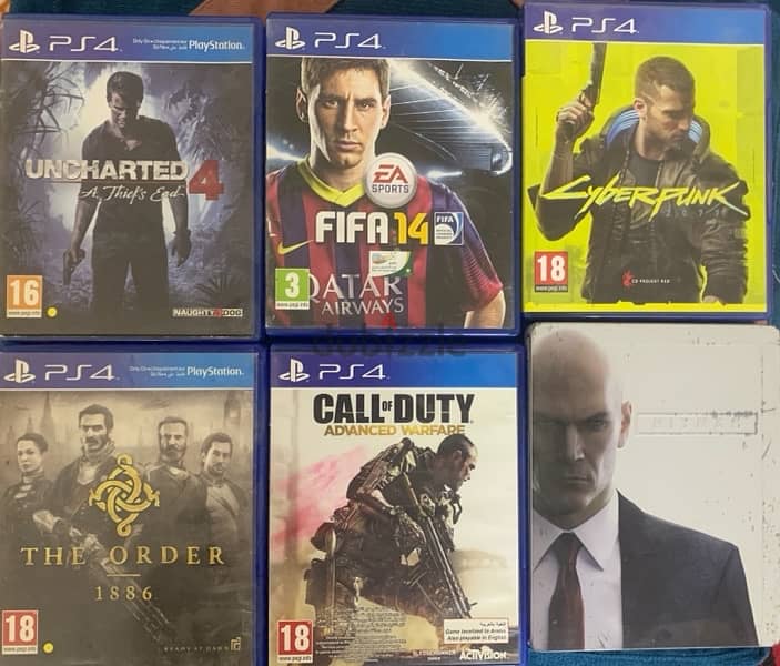 ps4 cd games collection 1