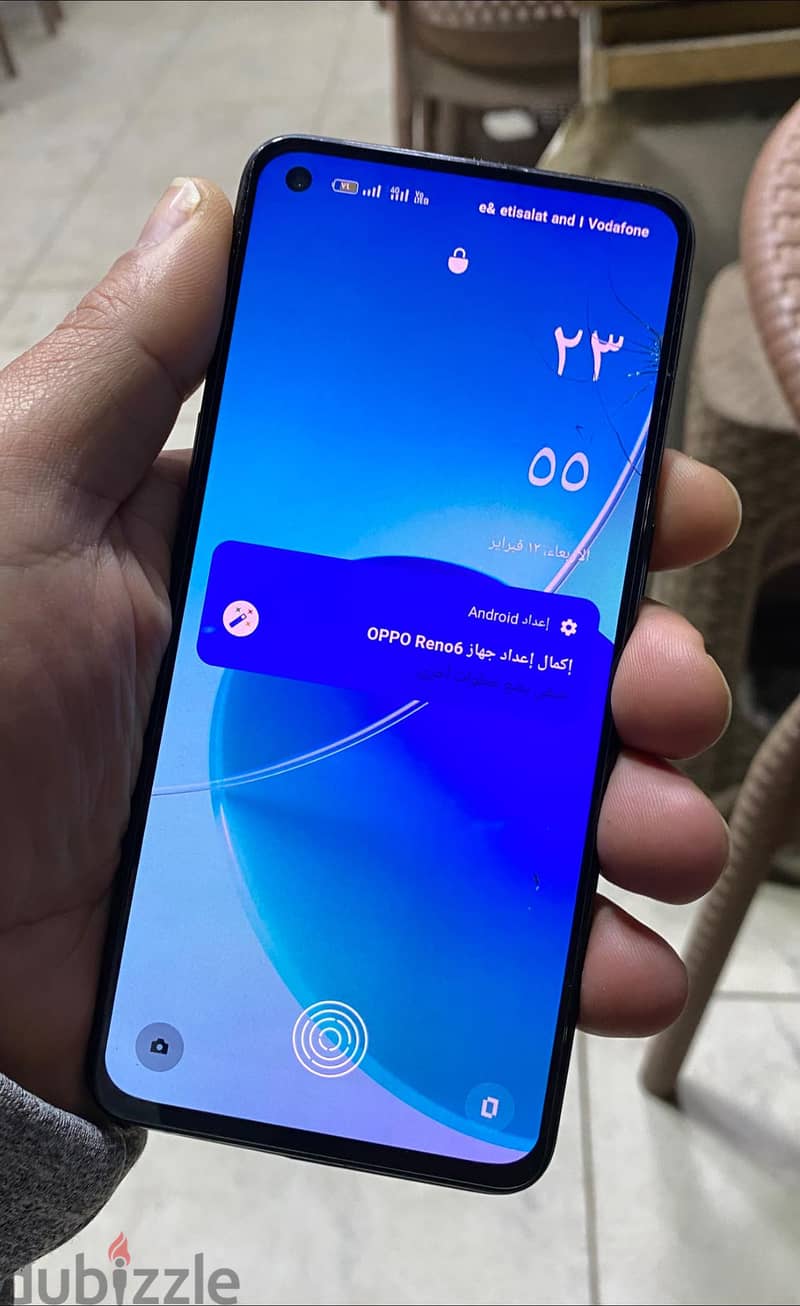ppo Reno 6 (8ram+128giga) للبدل فقط 2
