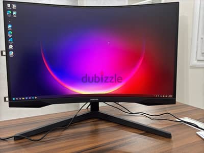 Samsung curved monitor 27 inch, 2K