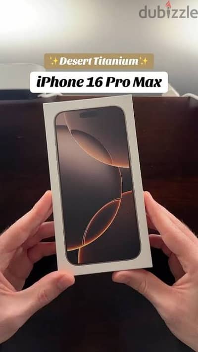 iphone 16 pro max desert titanium