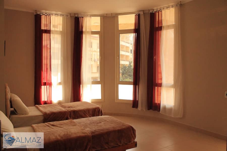 Furnished apartment for rent in Al Narges Buildings in Fifth Settlement 230 meter 0