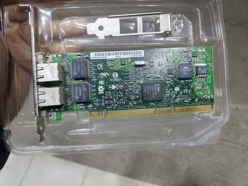 كارت لان 2 بورت lan card 2port 0