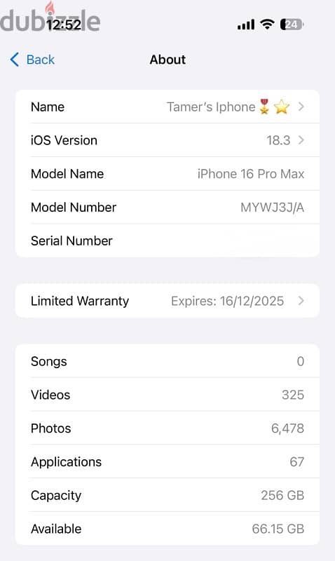 iphone 16 pro max 256 100% 2