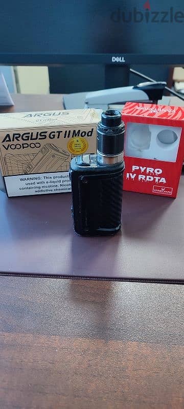 Vape mod Argus Gt 2 & Pyro v4 RDTA Tank