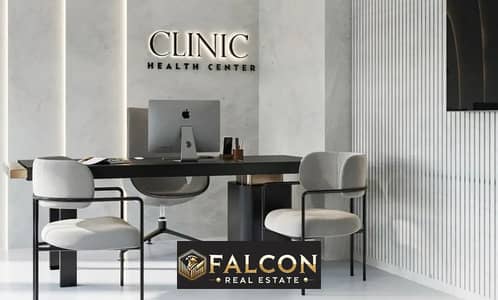 Invest in a finished clinic for sale with ACs facing the plaza in heart of Sheikh Zayed on 26th of July axis directly next to Arkan and Galleria