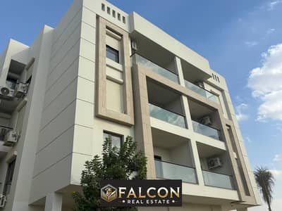 For sale, an apartment of 145 square meters, two master bedrooms + a nanny's room, on the facade, in the best location next to City Center Almaza, in