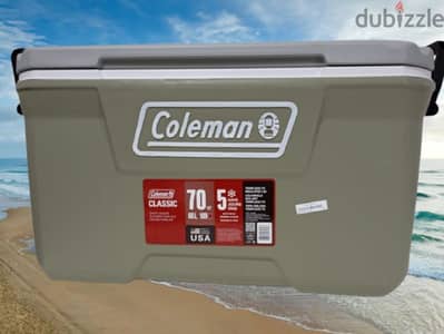 ايس بوكس كولمان امريكي 70 كوارت   Ice box Coleman Hard Cooler 70QT/66L