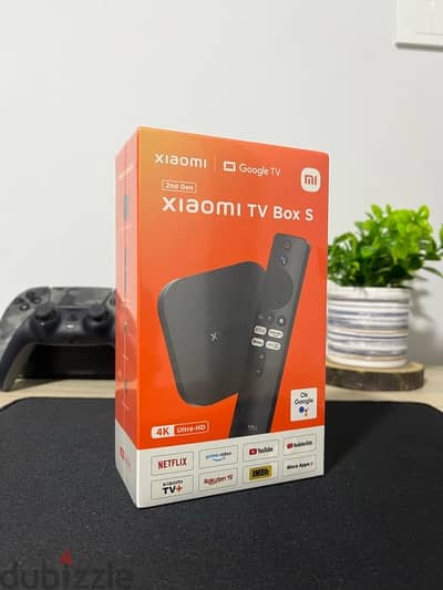 Xiaomi TV Mi Box S (2nd Gen) - 4K Ultra HD Google TV | شاومي  بوكس