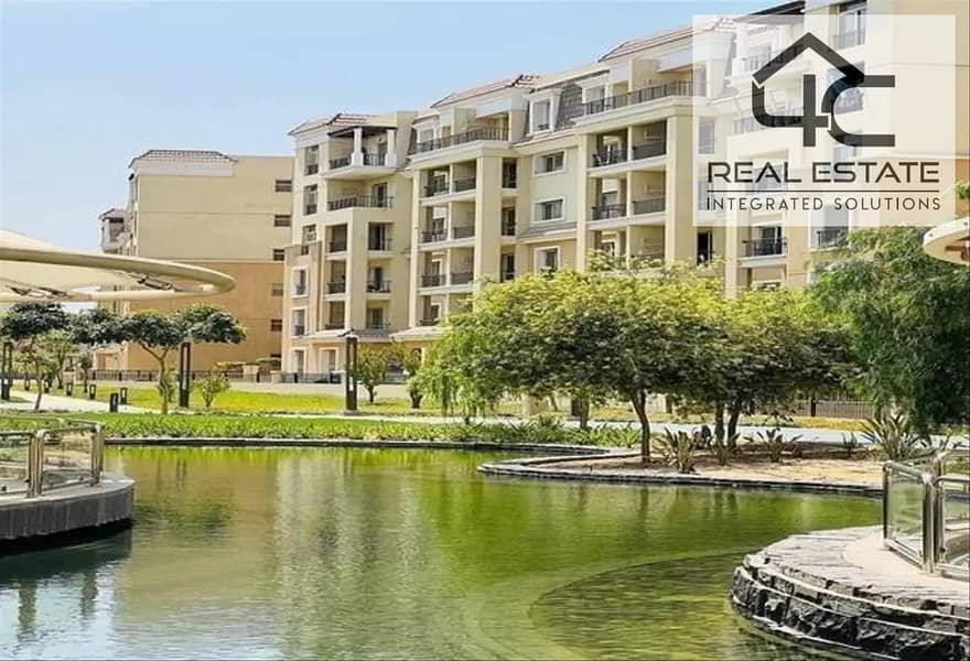 Apartment bua 164 m 3 bedroom sami finished  for sale with under price market in Sarai compound 0