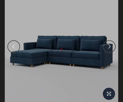 L-shaped couch