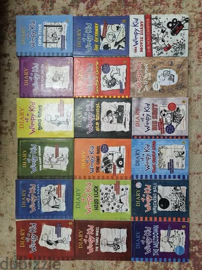 Diary of a wimpy kid (18 books)