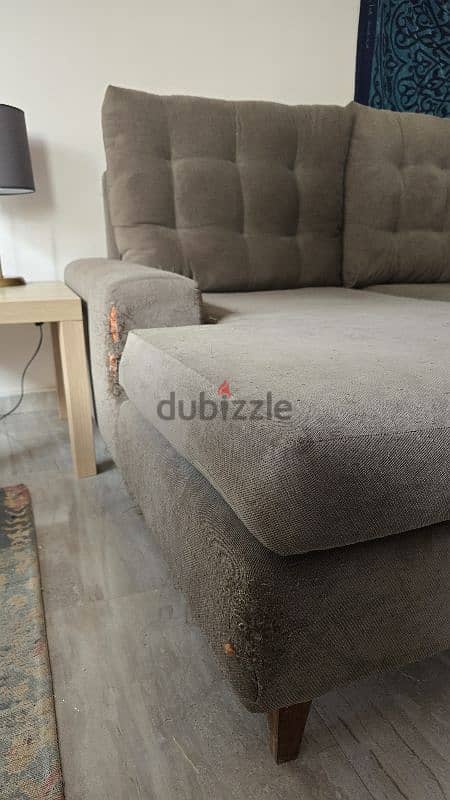 used Lshape Sofa كنبة حرف  L 4