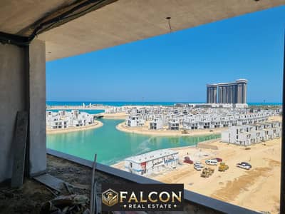 4 bedroom apartment, fully finished, sea view and El Alamein Towers, view now! Ready for viewing in Mazarine New El Alamein - North Coast Mazarine