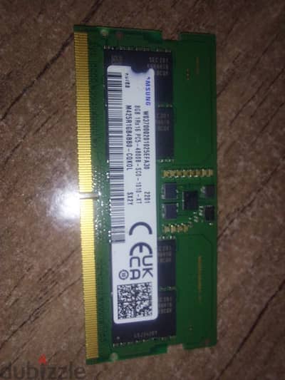 2 Ram Samsung DDR5 × 8GB  4800hz