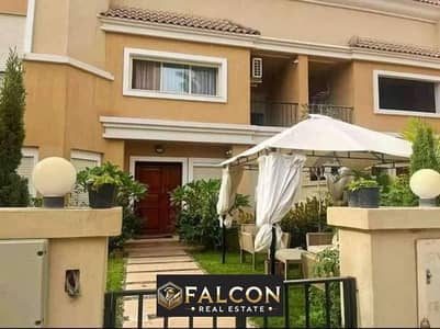 S Villa  corner prime location for sale in sarai mostakbal city new cairo 5 bedrooms 3 floor by installments 12 years