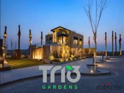 Apartment for sale 230m in Trio Gardens - New Cairo