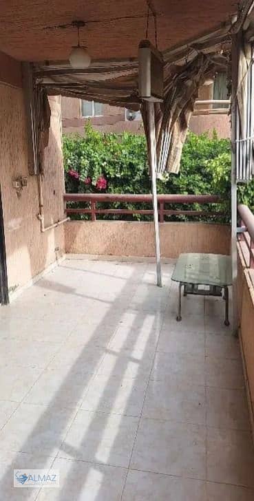 Apartment for rent in a garden in Al-Rehab group 82