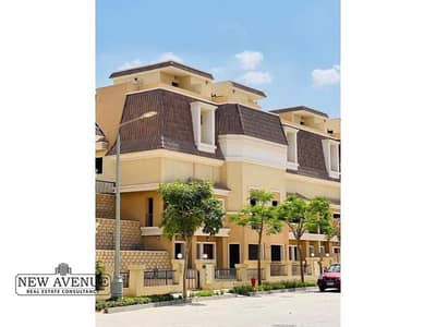 S villa for sale semi finished in Sarai - new cairo