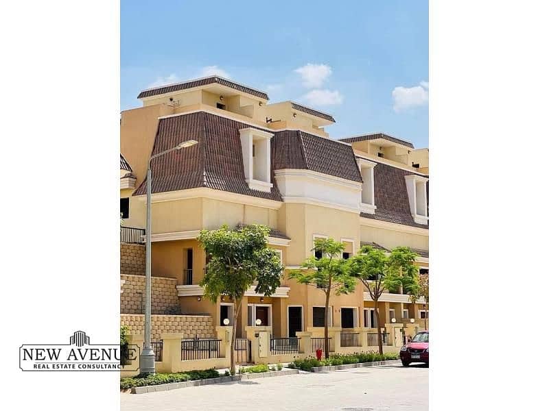 S villa for sale semi finished in Sarai - new cairo 0