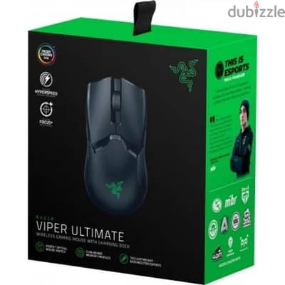 Razer Viper Ultimate Wireless Gaming Mouse + Charging Station (Black)