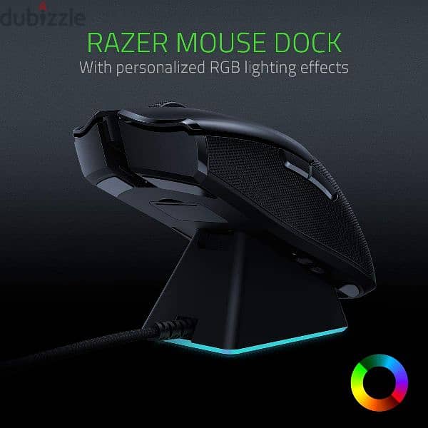 Razer Viper Ultimate Wireless Gaming Mouse + Charging Station (Black) 5