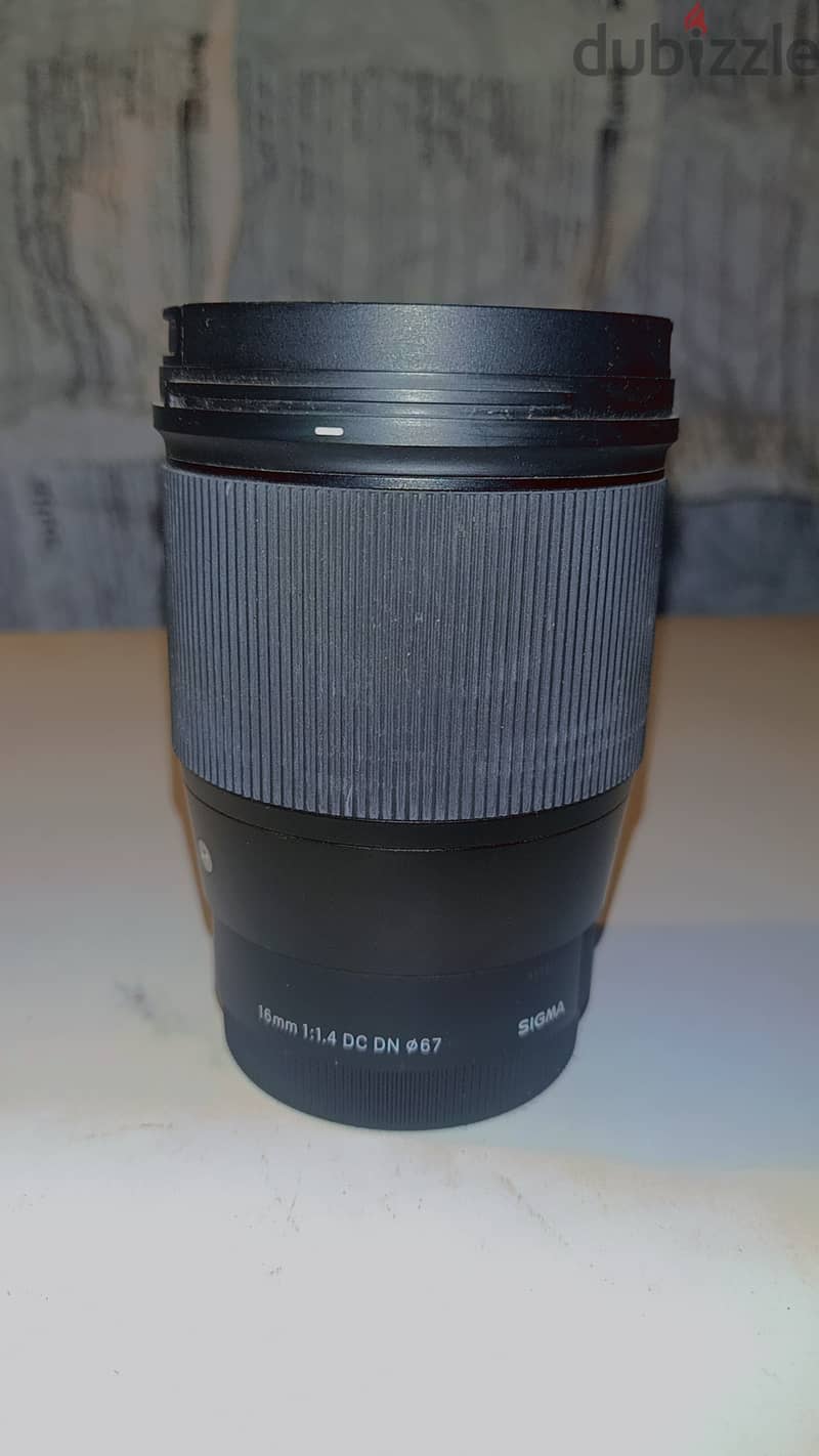 Sigma 16mm f-1.4 DC DN Contemporary Lens For Sony E 2