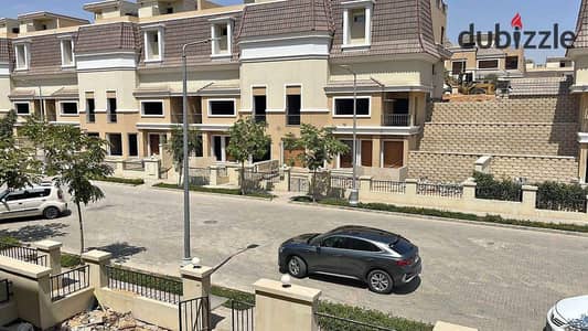 For sale Townhouse villa with a 40% discount in Sarai Compound in front of Madinaty in installments over 12Y