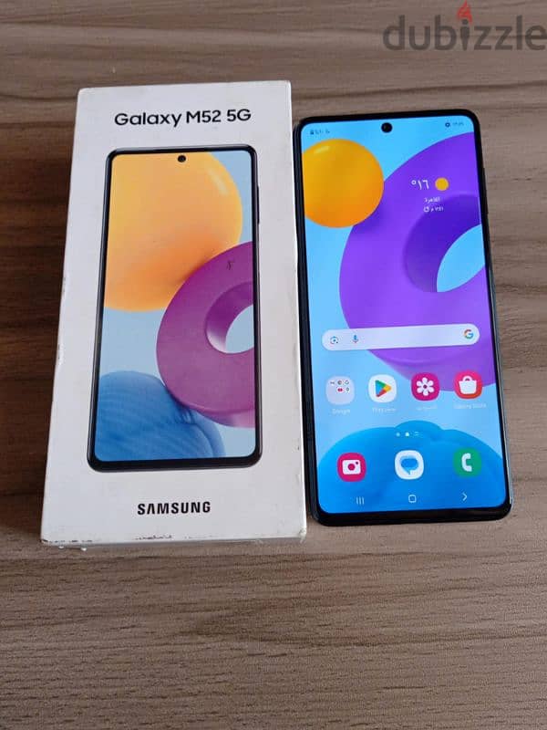 موبايل samsung M52 5g للبيع 0