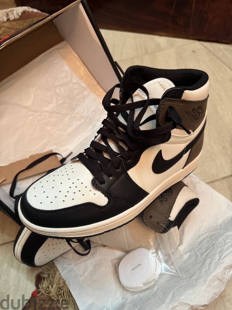 Jordan 1 Mirror Dark mocha جوردن وان دارك موكا ميرور مستورد 4