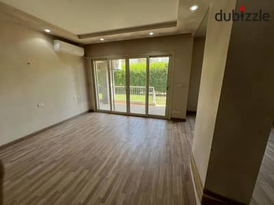 Ground floor apartment for rent with kitchen air conditioners and dressing 200m with a 300 sqm garden in The Address Sheikh Zayed Compound