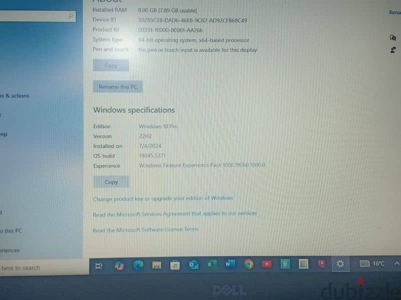 لاب توب dell 2