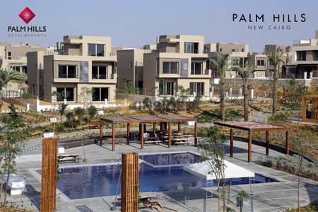 fully finished apartment with lagoon view directly at palm hills new cairo - cleo