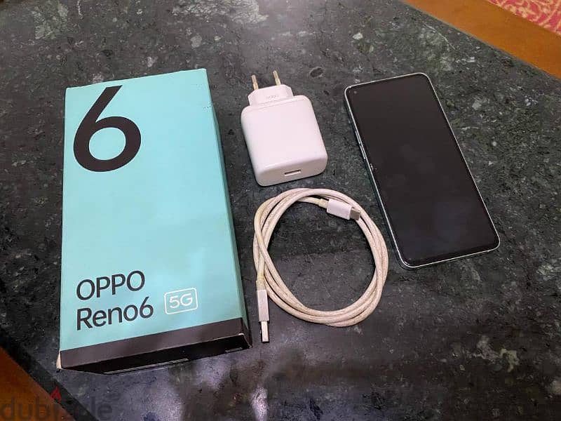 تلفون oppo reno 6 5g بحاله ممتازه للبيع 5