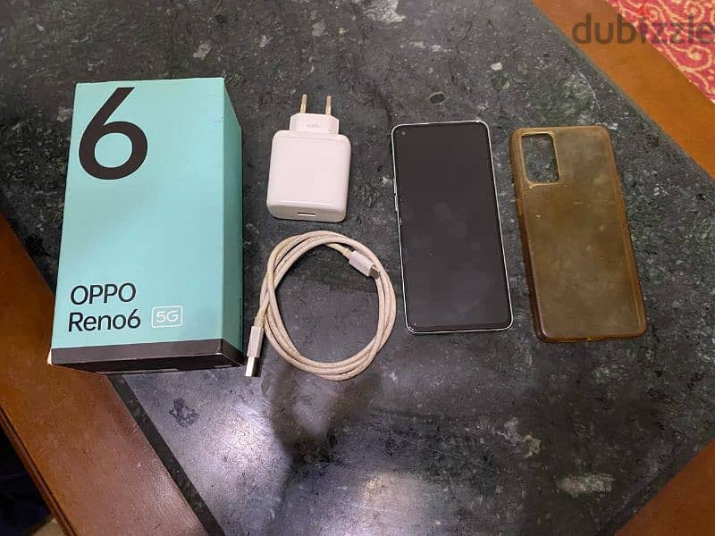 تلفون oppo reno 6 5g بحاله ممتازه للبيع 6